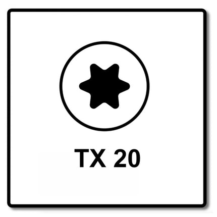 Fischer Power-Fast II FPF II Viti per legno 4,0x35 mm, 200 pz. ( 670238 ) Testa tonda, Torx, filettatura completa, zincate, passivato blu