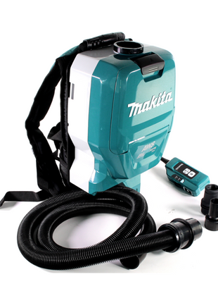 Makita DVC 265 ZXU Akku Rucksackstaubsauger 36 V (2x 18 V) Brushless Solo - ohne Akku, ohne Ladegerät - Toolbrothers