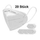20x Mundschutz Atemschutz Maske KN95 95% Filterleistung FPP2 vergleichbar 4-lagig
