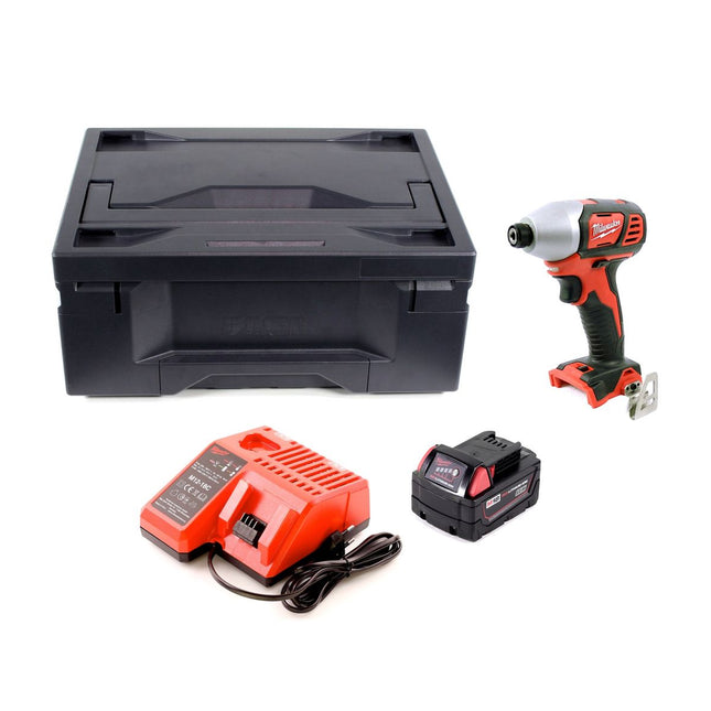 Milwaukee M18 BID-301M Akku Schlagschrauber 18V 180Nm 1/4" + 1x Akku 3,0Ah + Ladegerät + M-Box