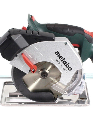 Sierra circular para metal a batería Metabo MKS 18 LTX 58 18V 165 mm Solo (600771840) + MetaLoc - sin batería, sin cargador