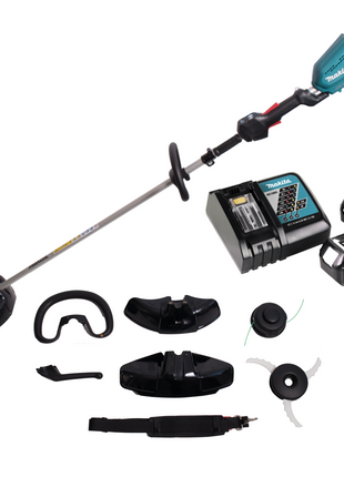 Makita DUR 368 LRT2 Akku Rasentrimmer 36V ( 2x18V ) Brushless + 2x Akku 5,0Ah + Ladegerät