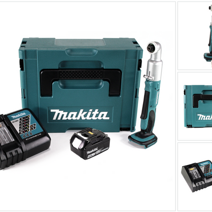 Makita DTL 061 RM1J Akku Winkelschlagschrauber 18V 1/4" 60Nm + 1x Akku 4,0Ah + Ladegerät + Makpac