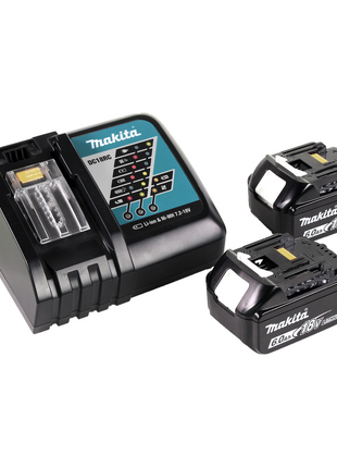 Makita DTL 061 RGJ llave de impacto angular a batería 18V 1/4" 60Nm + 2x baterías 6.0Ah + cargador + Makpac