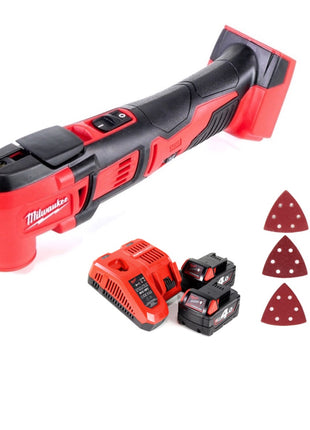 Outil multifonction Milwaukee M18 BMT-402C sur batterie 18V (4933446203) + 2x batterie 4,0Ah + chargeur