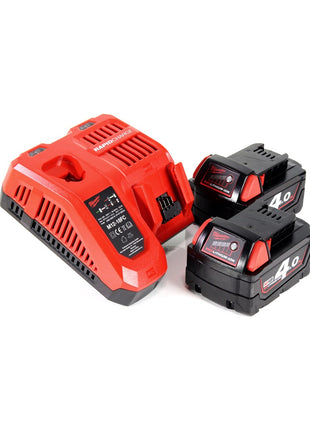 Milwaukee M18 BMT-402C Akku Multifunktionswerkzeug 18V ( 4933446203 ) + 2x Akku 4,0Ah + Ladegerät