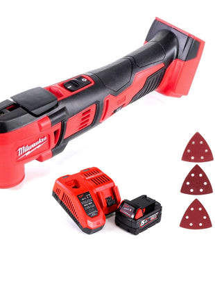 Milwaukee M18 BMT-501C Akku Multifunktionswerkzeug 18V ( 4933446203 ) + 1x Akku 5,0Ah + Ladegerät