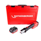 Pressa a batteria Rothenberger ROMAX 4000 18V elettroidraulica + 1x batteria 5,5Ah + valigetta - senza caricabatterie