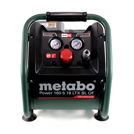 Metabo Power 160-5 18 LTX BL OF Compressore a batteria 18 V 8,0 bar ( 601521850 ) - senza batterie, senza caricabatterie