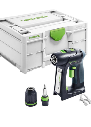 Festool C 18 Basic Akku Bohrschrauber 18 V 45 Nm Brushless Solo + systainer ( 576434 ) - ohne Akku, ohne Ladegerät ( Nachfolger von 574737 ) - Toolbrothers