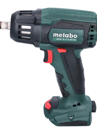 Metabo SSW 18 LTX 400 BL akumulatorowy klucz udarowy 18 V 400 Nm 1/2" bezszczotkowy + 1x akumulator 4,0 Ah + metaBOX - bez ładowarki