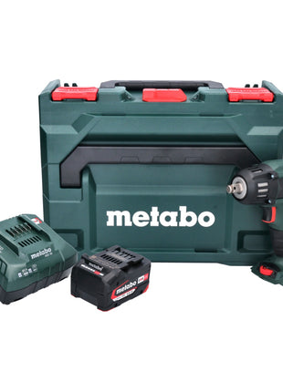 Metabo SSW 18 LTX 400 BL Atornillador de impacto a batería 18 V 400 Nm 1/2" sin escobillas + 1x batería 4,0 Ah + cargador + metaBOX