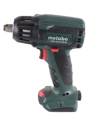 Visseuse à chocs sans fil Metabo SSW 18 LTX 400 BL 18 V 400 Nm 1/2" brushless + 1x batterie 5,2 Ah + chargeur + métaBOX