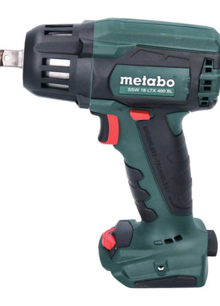 Metabo SSW 18 LTX 400 BL akumulatorowy klucz udarowy 18 V 400 Nm 1/2" bezszczotkowy + 1x akumulator 5,5 Ah + metaBOX - bez ładowarki