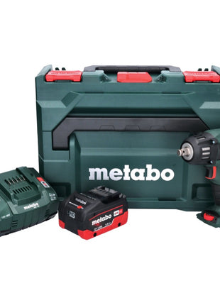 Visseuse à chocs sans fil Metabo SSW 18 LTX 400 BL 18 V 400 Nm 1/2" brushless + 1x batterie 5,5 Ah + chargeur + métaBOX