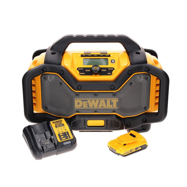 Radio a batteria DeWalt DCR 027 D1 DAB+ 10,8-18,0 V + 1 batteria 2,0 Ah + caricabatteria