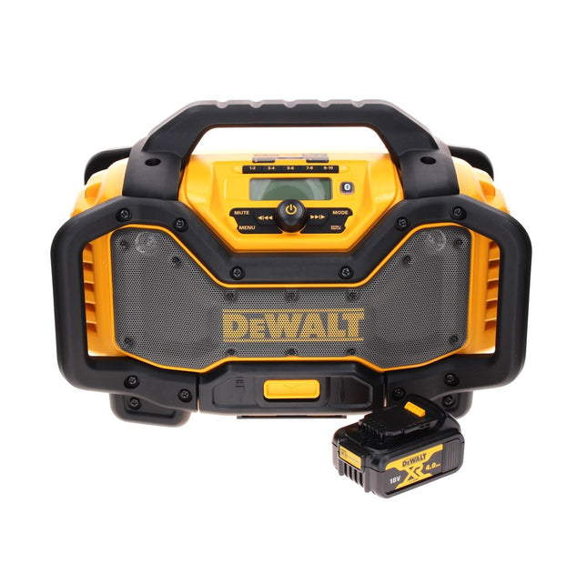 Radio a batteria DeWalt DCR 027 N DAB+ 10,8-18,0 V + 1 batteria 4,0 Ah - senza caricabatterie