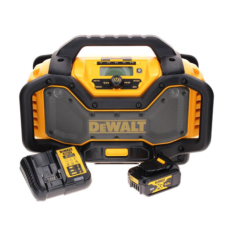 DeWalt DCR 027 M1 radio batería DAB+ 10,8-18,0 V + 1x batería 4,0 Ah + cargador