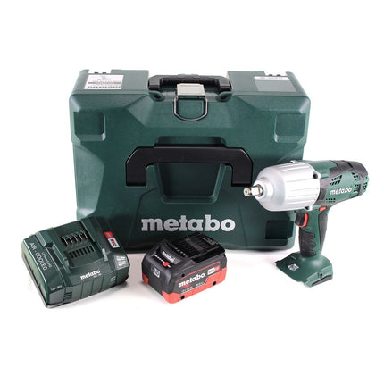 Metabo SSW 18 LTX 600 Akku Schlagschrauber 18 V 600 Nm 1/2" + 1x LiHD Akku 8,0 Ah + Ladegerät + MetaLoc