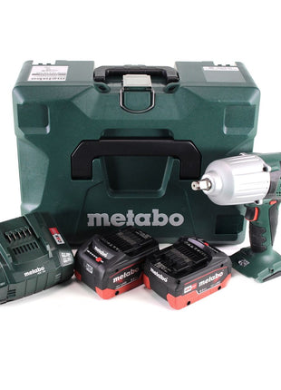 Metabo SSW 18 LTX 600 Akku Schlagschrauber 18 V 600 Nm 1/2" + 2x LiHD Akku 8,0 Ah + Ladegerät + MetaLoc