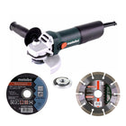 Meuleuse d'angle Metabo W 850-125 850 W 125 mm (603608000) + 26x disques à tronçonner + écrou à serrage rapide