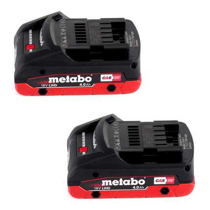 Metabo AG 18 Akku Gebläse 18 V + 2x LiHD Akku 4,0 Ah + Ladegerät