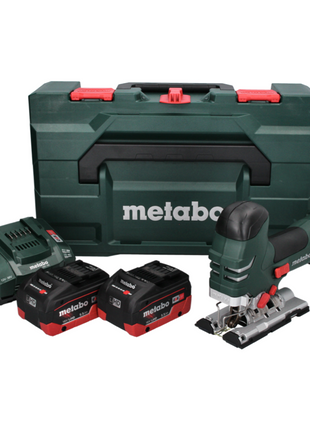 Metabo STA 18 LTX 140 Scie sauteuse sans fil 18V + 2x Batteries 5,05Ah + Chargeur + Coffret metaBOX