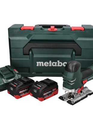 Metabo STA 18 LTX 140 Scie sauteuse sans fil 18V + 2x Batteries 8,0Ah + Chargeur + Coffret MetaBOX