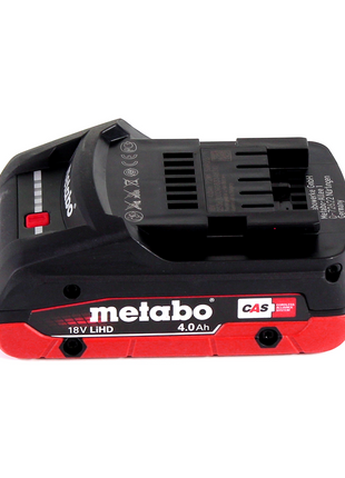 Pistola de cartuchos de batería Metabo KPA 18 LTX 400 18 V + 1x batería LiHD 4,0 Ah - sin cargador