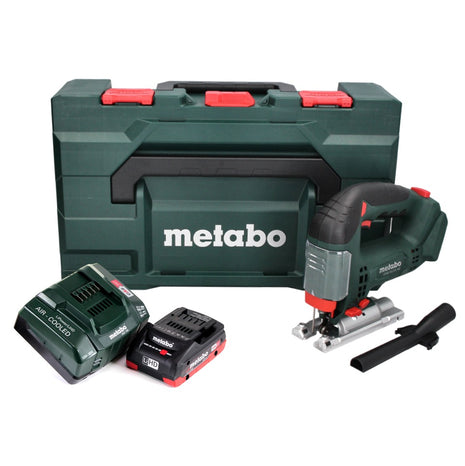 Metabo STAB 18 LTX 100 Scie sauteuse sans fil 18V + 1x Batterie LiHD 4,0 Ah + Chargeur + Coffret MetaBOX