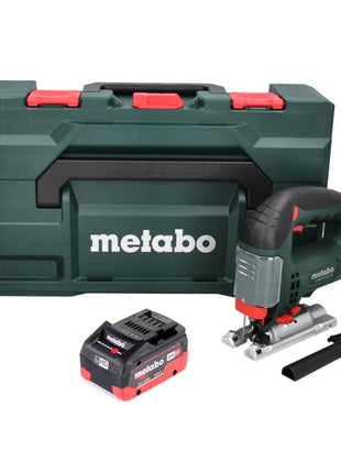 Sierra de calar a batería Metabo STAB 18 LTX 100 18 V + 1x batería LiHD 5,5 Ah + MetaBOX - sin cargador