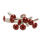 Tornillos para fachada Meisterling 5,5x35 mm 100 piezas (010030000171) 12 mm cabeza plana óxido rojo con rosca parcial Torx Acero inoxidable V4A