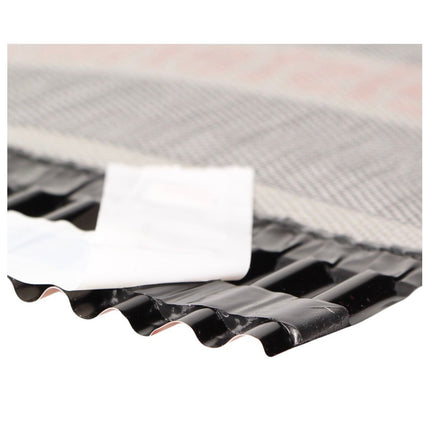 Meisterling Rotolo di primo piano 320 mm x 5 m ( 012100000410 ) - tessuto in PET, anti UV, stabilizzato ad alte prestazioni, nero