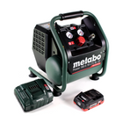 Metabo Power 160-5 18 LTX BL OF Akku Kompressor 18 V 8,0 bar Brushless + 1x LiHD Akkupack 4,0 Ah + Ladegerät