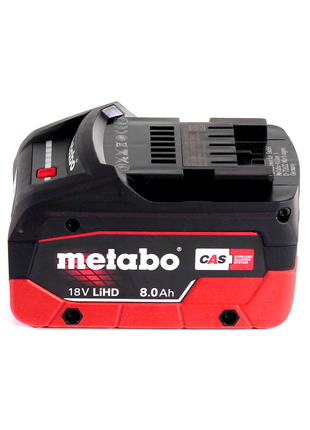 Metabo Power 160-5 18 LTX BL OF Kompresor akumulatorowy 18 V 8,0 bar bezszczotkowy + 1x akumulator LiHD 8,0 Ah + ładowarka