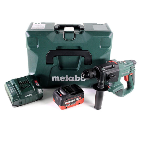 Perceuse à percussion sur batterie Metabo SBE 18 LTX 18 V 24 Nm + 1 batterie LiHD 5,5 Ah + chargeur + MetaLoc