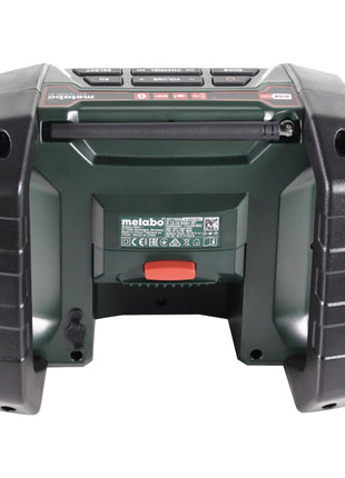 Metabo R 12-18 DAB+ BT radio de chantier sur batterie 12-18 V DAB+ + 1x batterie 4,0 Ah + chargeur