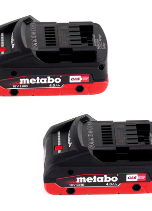 Metabo R 12-18 DAB+ BT Akku Baustellenradio 12-18 V DAB+ + 2x LiHD Akku 4,0 Ah + Ladegerät