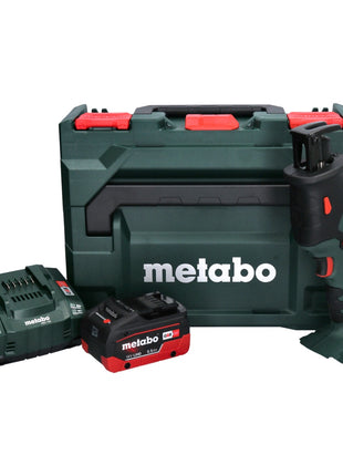 Metabo SSE 18 LTX Compact Akku Säbelsäge Reciprosäge 18 V + 1x Akku 5,5 Ah + Ladegerät + metaBOX - Toolbrothers