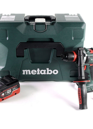 Metabo BS 18 LTX-3 BL QI taladro atornillador a batería 18 V 120 Nm sin escobillas + 1x batería LiHD 5,5 Ah + MetaLoc - sin cargador