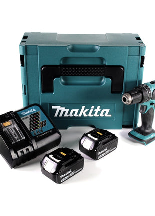 Makita DHP 456 RGJ Akku Schlagbohrschrauber 18 V 50 Nm + Makpac + 2x 6,0Ah Akku + Ladegerät