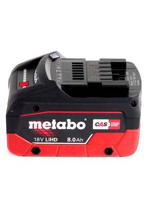 Metabo BS 18 LTX-3 BL QI taladro atornillador a batería 18 V 120 Nm sin escobillas + 1x batería LiHD 8,0 Ah + MetaLoc - sin cargador