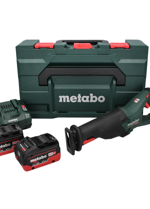 Metabo SSE 18 LTX BL Akku Säbelsäge Reciprosäge 18 V Brushless + 2x Akku 5,5 Ah + Ladegerät + metaBOX - Toolbrothers