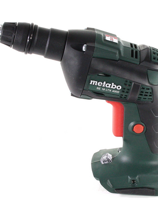 Metabo SE 18 LTX 4000 atornillador para obra seca a batería 18 V 7 Nm 1/4" + 1x batería LiHD 8,0 Ah + cargador + MetaLoc