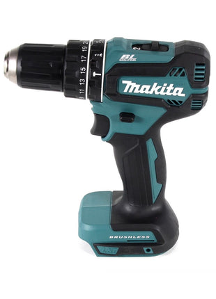 Taladro percutor inalámbrico Makita DHP 485 SFTK 18 V 50 Nm sin escobillas + 1x batería 3,0 Ah + cargador + set de accesorios 101 piezas + estuche