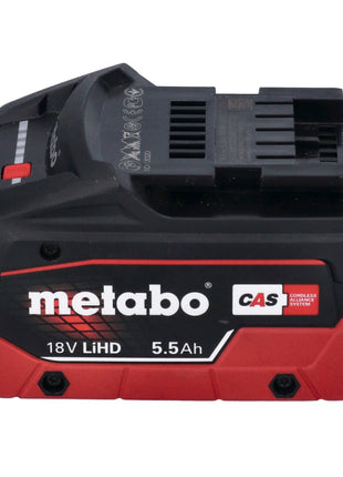 Nibbler de batería Metabo NIV 18 LTX BL 1.6 18 V sin escobillas + 1x batería LiHD 5,5 Ah + metaBOX - sin cargador