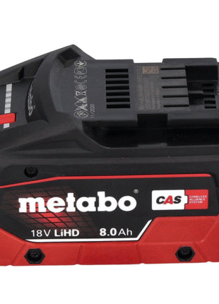 Metabo NIV 18 LTX BL 1.6 Akku Nibbler Knabber 18 V Brushless + 1x LiHD Akku 8,0 Ah + metaBOX - ohne Ladegerät