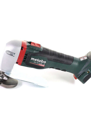 GRATIS 3 Jahre Full Service Rundum Schutz Metabo SCV 18 LTX BL 1.6 Akku Blechschere 18 V Brushless + 2x LiHD Akku 5,5 Ah + Ladegerät + MetaLoc