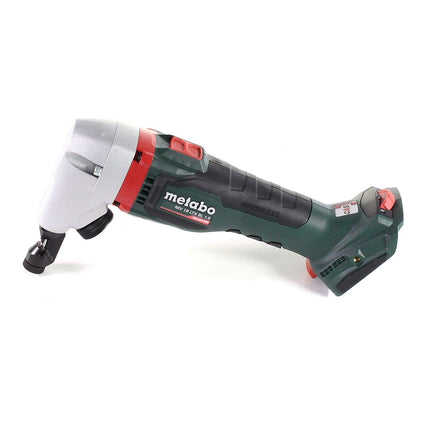 GRATIS 3 Jahre Full Service Rundum Schutz Metabo NIV 18 LTX BL 1.6 Akku Nibbler 18 V Brushless Knabber + 1x LiHD Akku 5,5 Ah + Ladegerät + MetaLoc