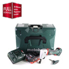 GRATIS 3 años de servicio completo protección integral Roedor de batería Metabo NIV 18 LTX BL 1.6 Roedor sin escobillas de 18 V + 1x batería LiHD 5,5 Ah + cargador + MetaLoc